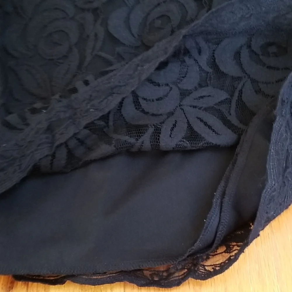 Fire los angeles Black Lace sleeveless Mini Dress